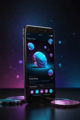Smartphone mit Amonbet Casino-App