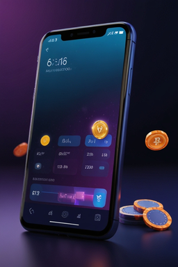 Smartphone mit Amonbet Casino App